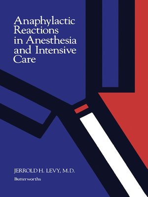 cover image of Anaphylactic Reactions in Anesthesia and Intensive Care